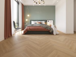 Impervia Herringbone Parquet flooring Champange Pale Oak P Code 1150XL-0