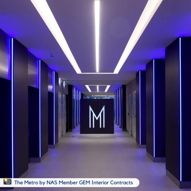 Luxury, glamour, and a whole lot of WOW! 🟣

NAS Member @geminteriorcontracts pulled out all the stops to create this stunning reception space for Tullyhappy Properties. 

From the backlit LED ceiling features to the mirrored kaleidoscope panelling and sleek monochrome reception counter with black natural stone - every inch of this space displays modern luxury.

A flawless project demonstrating GEM's creative flair. Great project, team! 

#InteriorDesign #ReceptionDesign #LuxurySpaces #LEDLighting  #Shopfitting