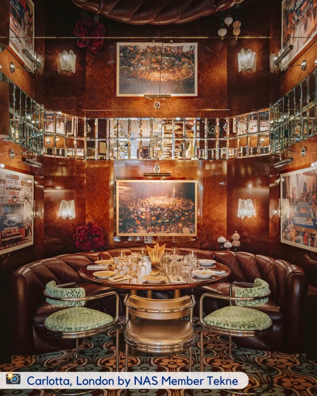 NAS Member @tekneshopfitting delivered 18 weeks of meticulous work to bring this stunning, opulent dining space to life! From plush pink & turquoise carpets to gold mirrors, rose quartz chandeliers, and framed Gucci silks, every detail is pure luxury. 

With leather banquettes for sociable seating and a striped 80s mirrored ceiling—this project is a bold fusion of elegance and personality. A spectacular transformation! 👏 @bigmamma.uk  #InteriorDesign #LuxuryInteriors #DesignInspiration #InteriorStyling #LuxuryLifestyle
